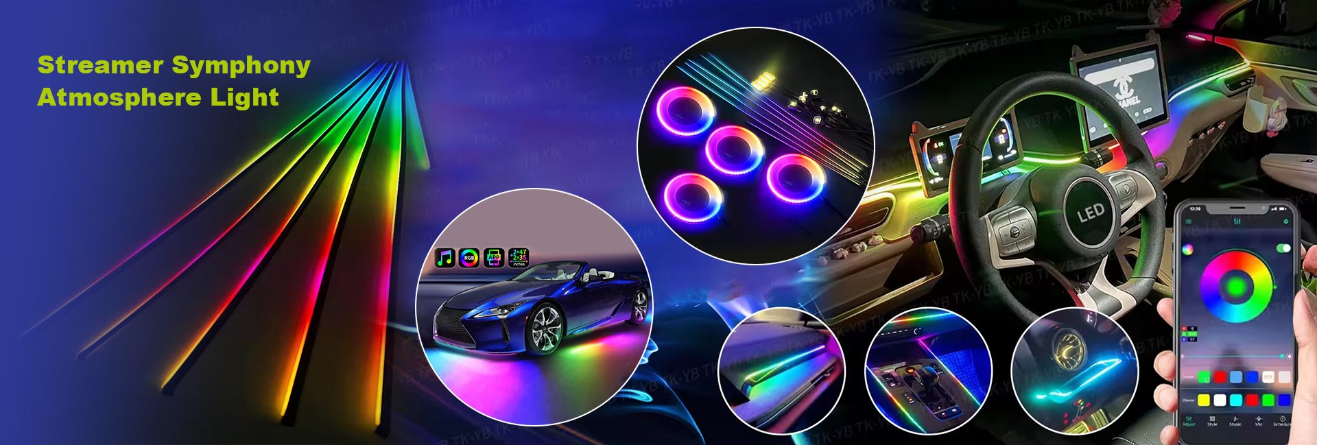 Premium Car Ambient Lighting Kits Supplier