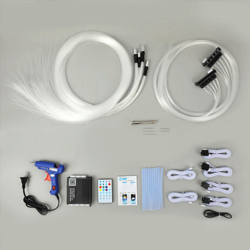 ​Modified Starry Sky Light with Bluetooth Remote Control rgbw Gypsophila Meteor Kit