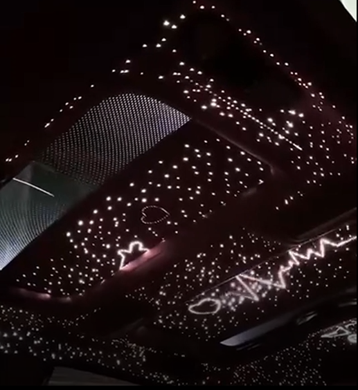 Universal Car Starry Sky Roof Fiber Optic Symphony Dynamic Headliner Kit for Car