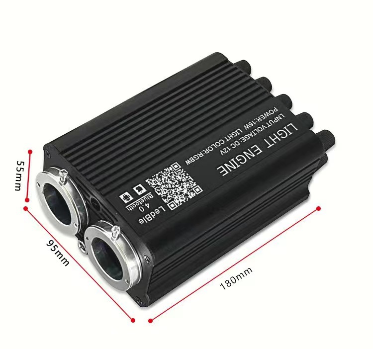 Twinkle Starry Sky Car Interior Sunroof Light Fiber Optic Light with Shooting Star Ambient Lighting