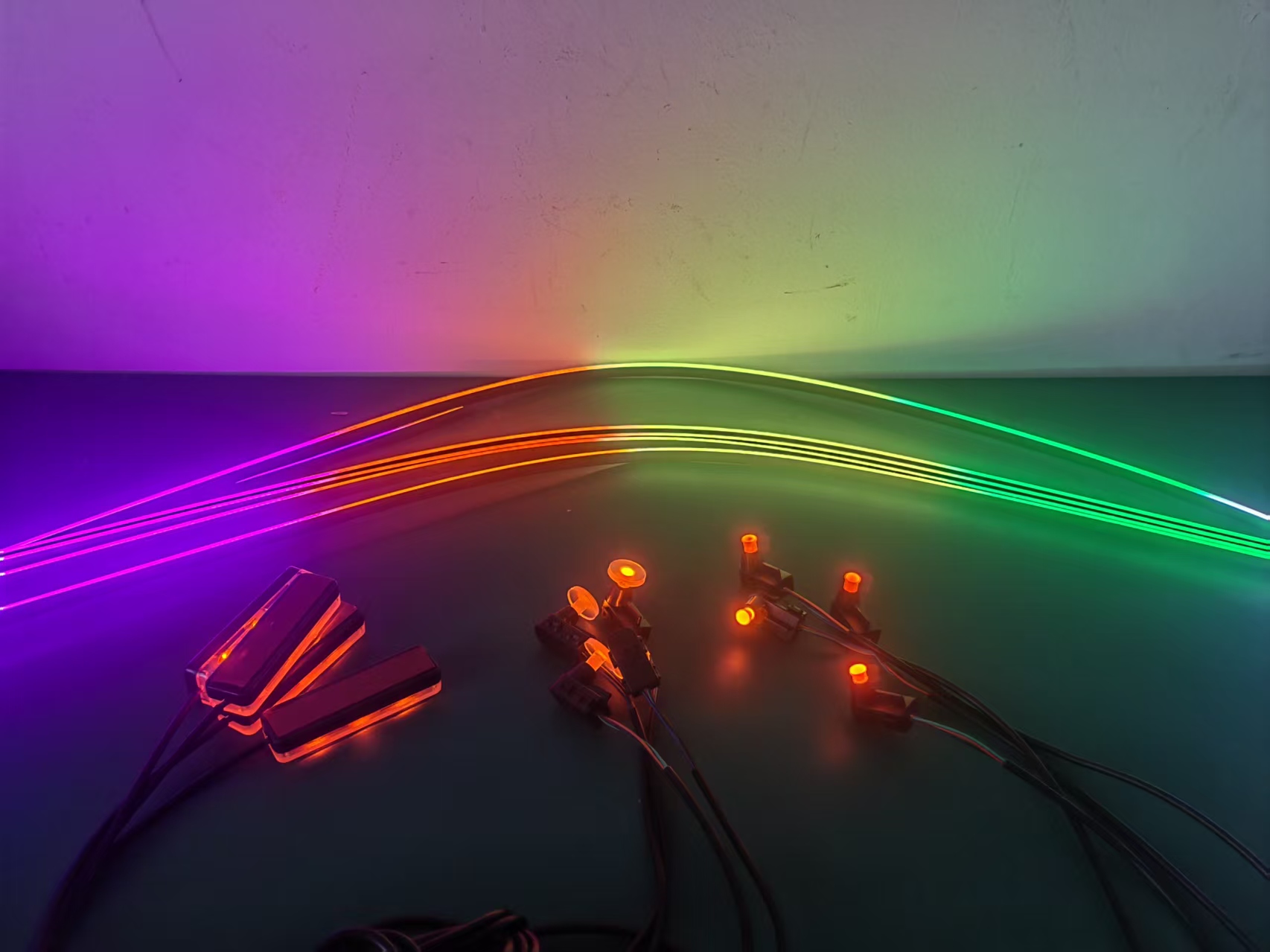 Ambient Light Kit 18 in 1 Interior Led Car Lights Symphony Led Strip Light for 98% Car