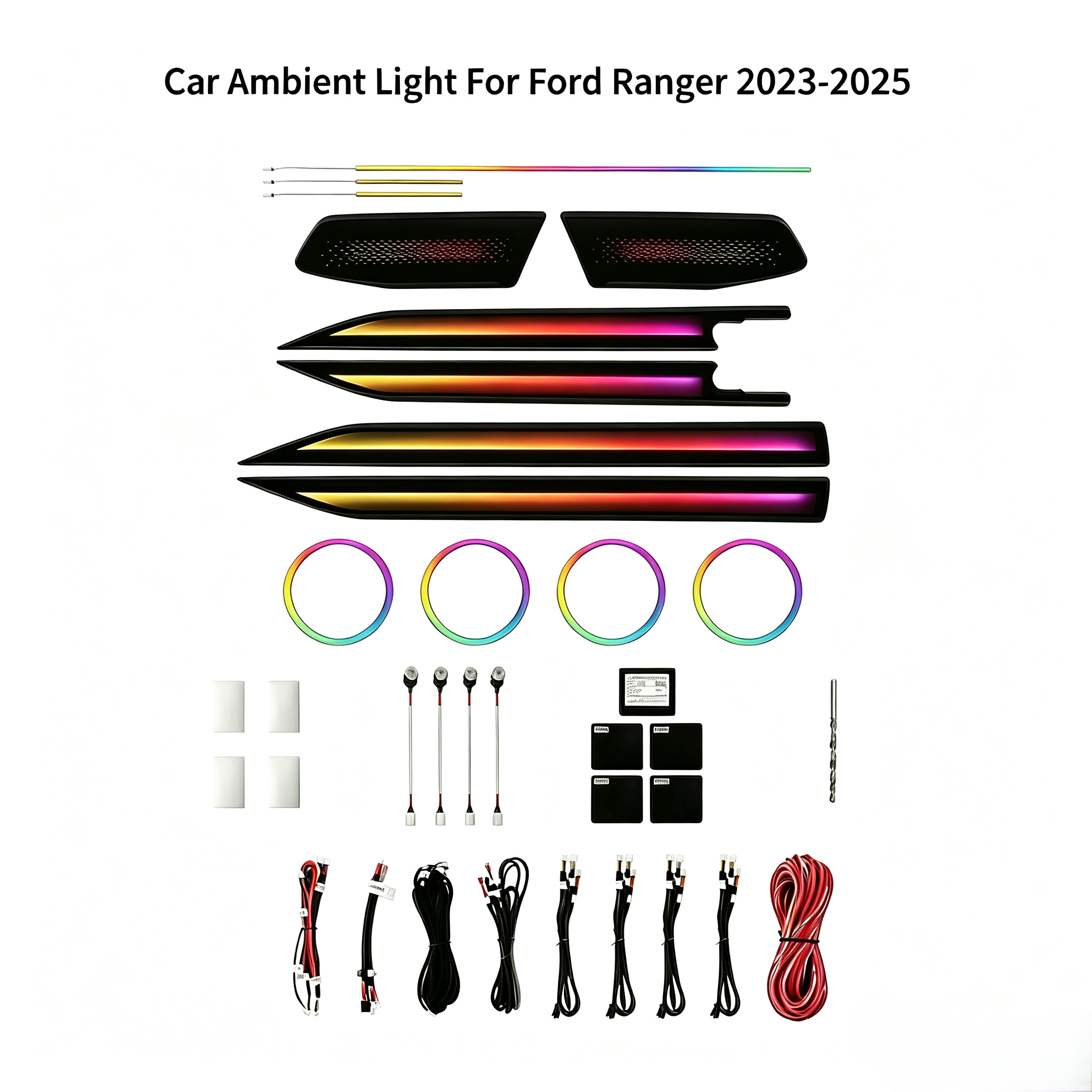 OEM Car Ambient Light For Ford Ranger 2023-2025
