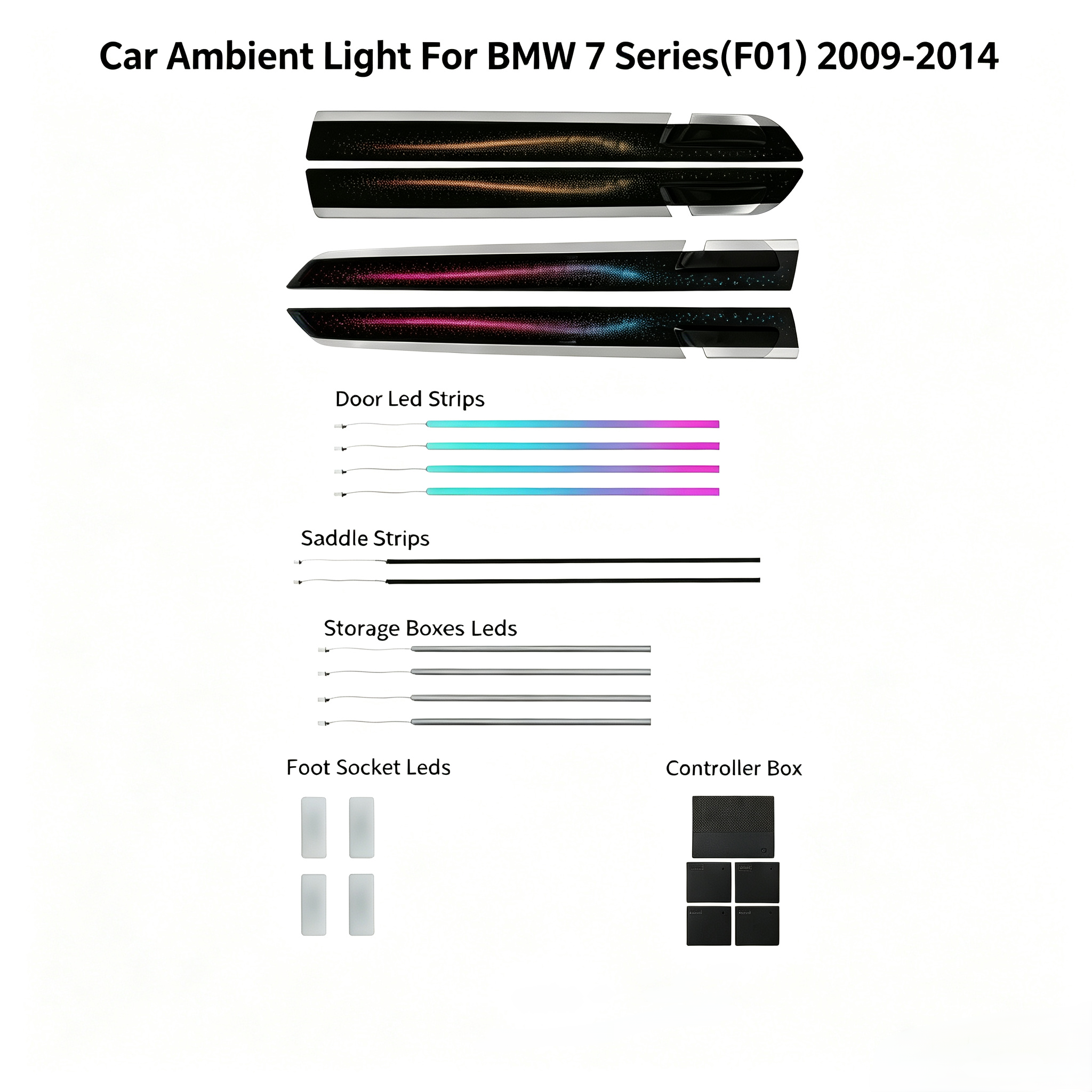 OEM Car Ambient Light For BMW 7 Series(F01) 2009-2014