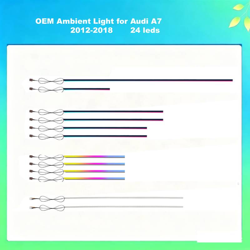 OEM Car Ambient Light For Audi A7  2012-2018 