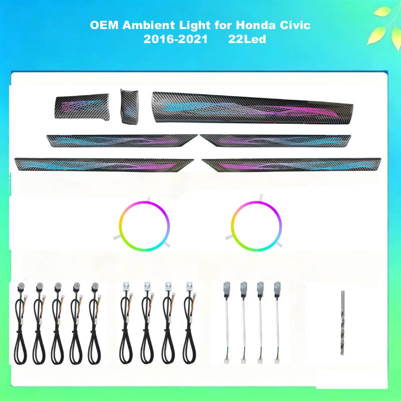 OEM Car Ambient Light For Honda 10Gen Civic2016-2021