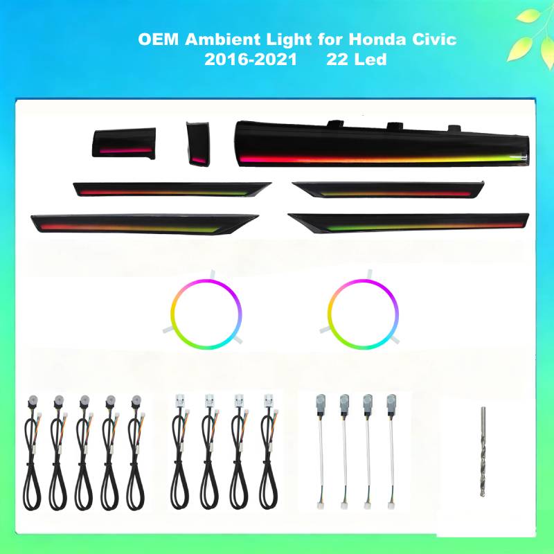 OEM Car Ambient Light For Honda10 Gen Civic 2016-2021 
