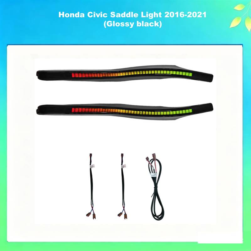 Honda Civic Saddle light 2016-2021 (Glossy black) 