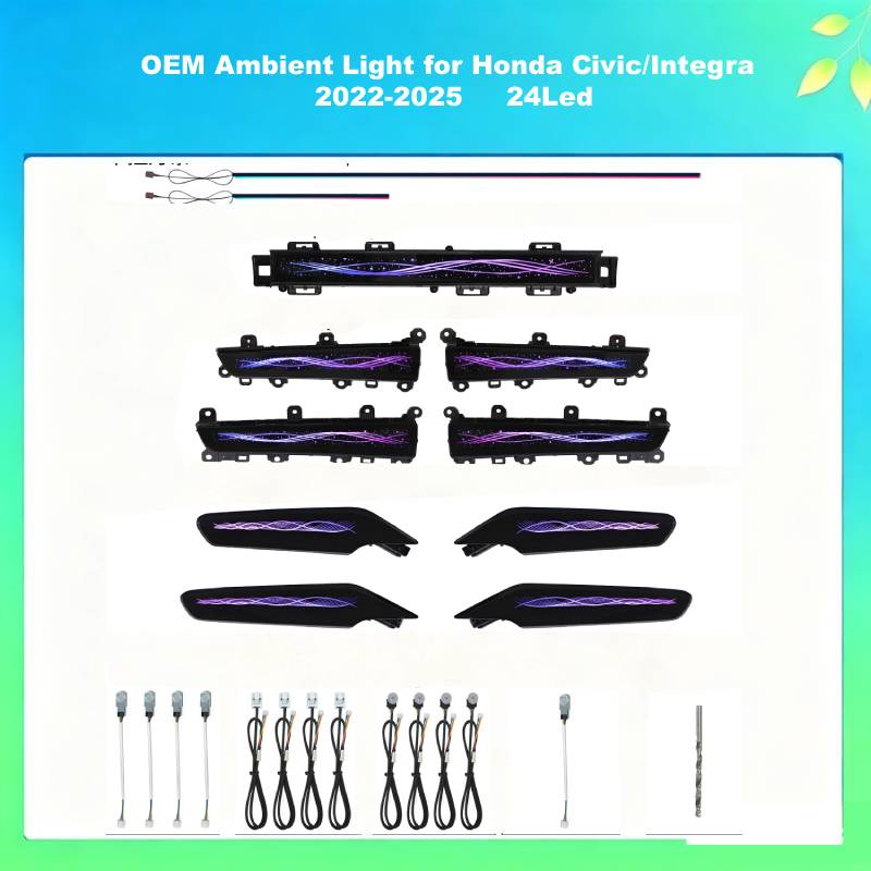 OEM Car Ambient Light For 11th Honda Civic/Integra 2022-2025